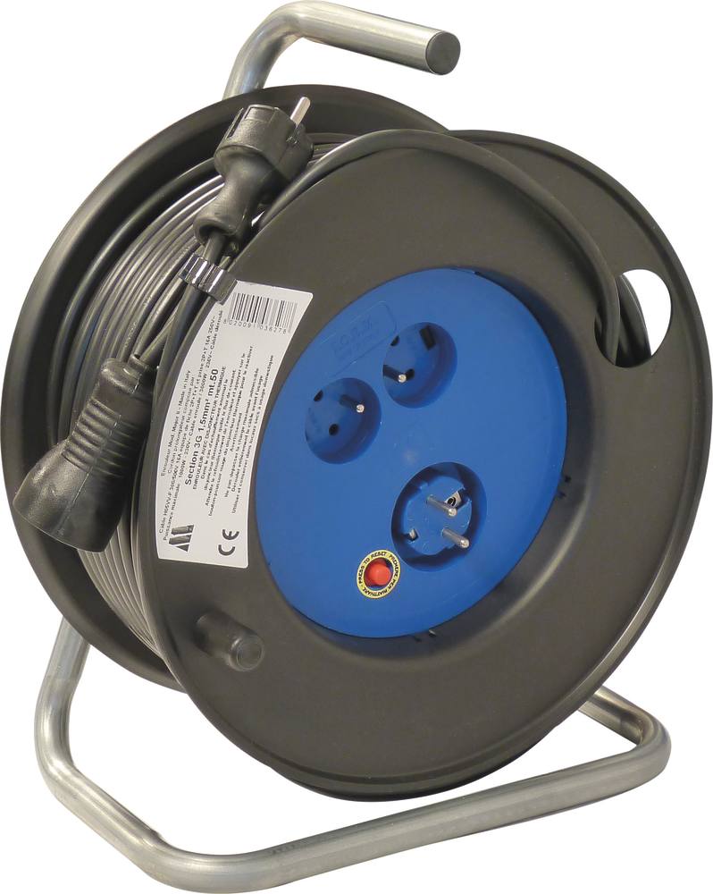 Enrouleur prolongateur de jardin HO5VV-F 3G1,5mm²