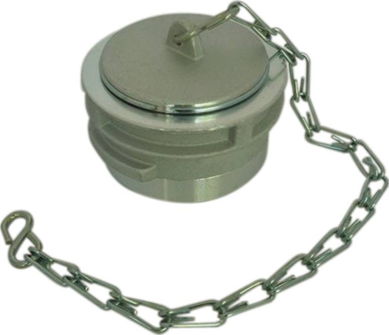 Bouchon aluminium à verrou et chaînette