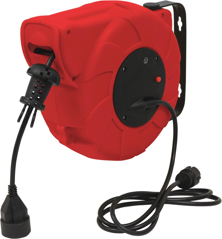 Enrouleur électrique automatique HO5VV-F 22m+2m 3G1,5mm² 230V