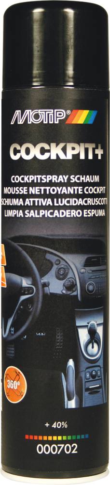 Nettoyant moussant pour plastique intérieur - aérosol 600ml