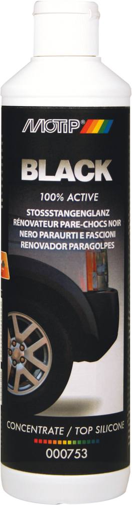 Rénovateur pare choc noir - bidon de 500ml