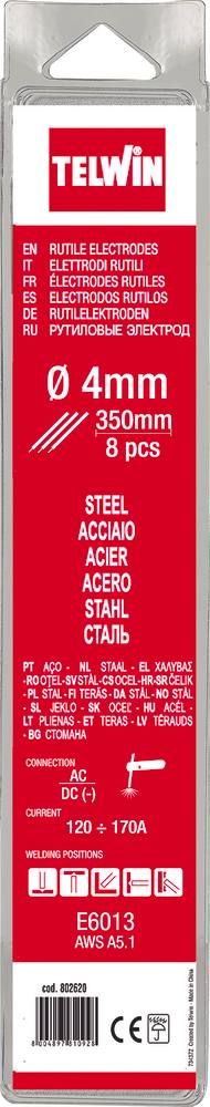 Electrodes de soudage rutiles acier