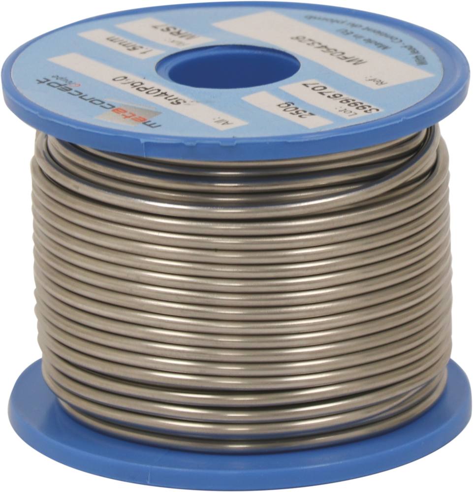 Fil d'étain 40% - bobine de 250g