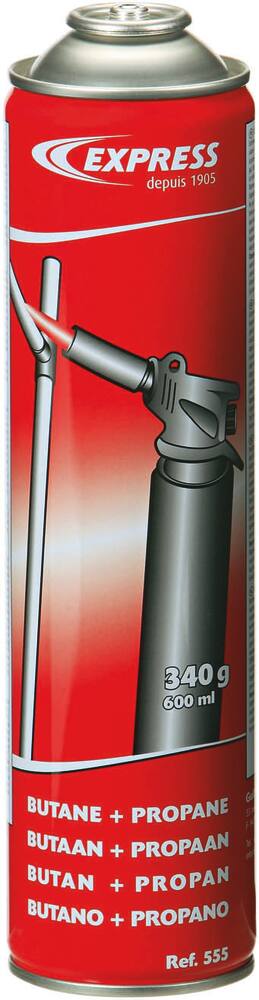 Cartouche de gaz filetage 7/16" 600ml 340g