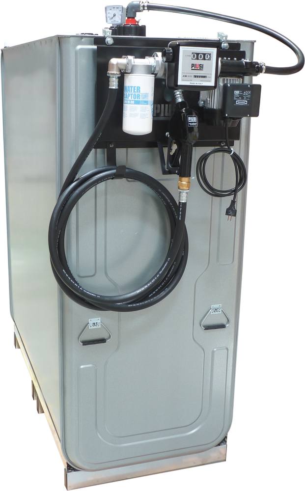 Cuve de stockage gasoil galvanisée double paroi 1500L