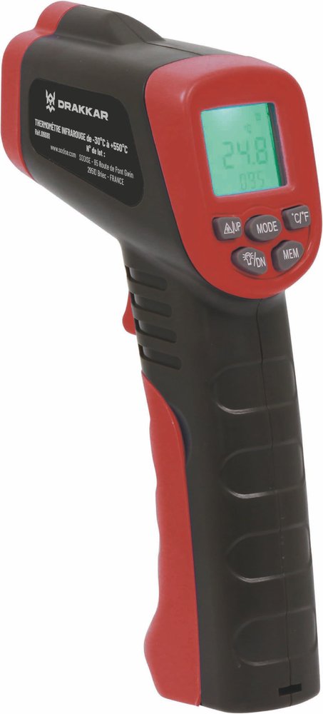 Thermomètre infrarouge -30 à 550°C