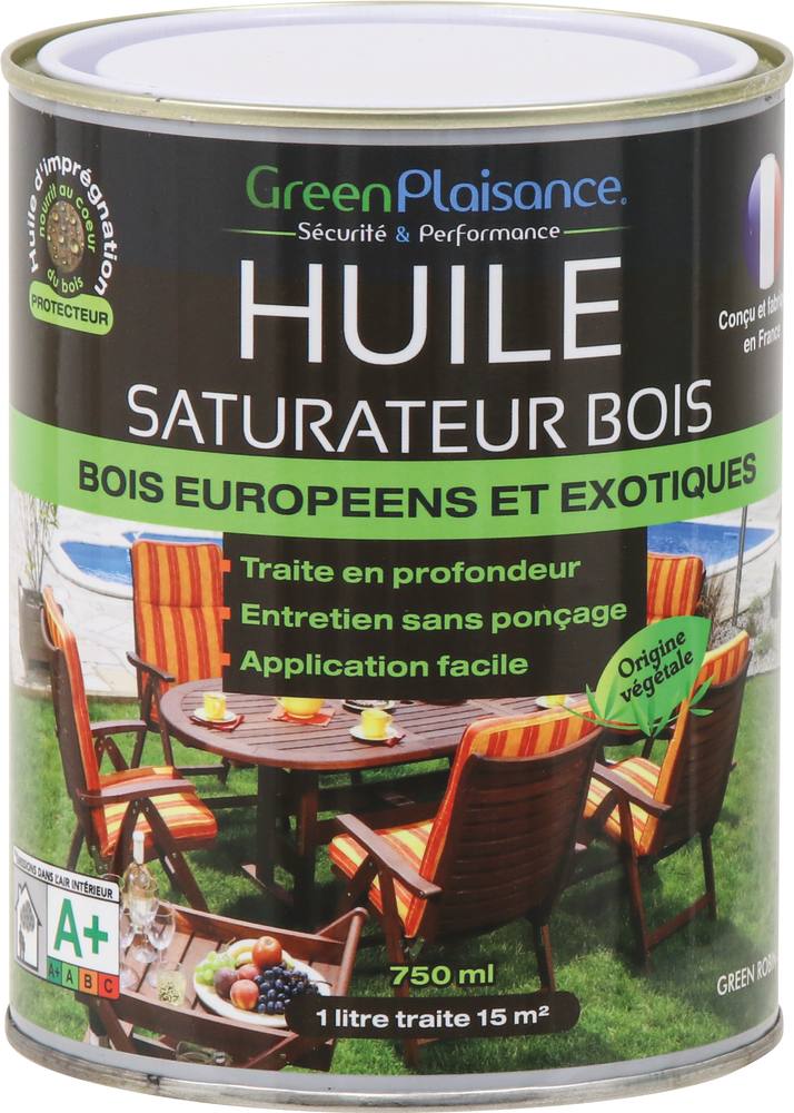 Huile saturateur spéciale mobilier teck et bois