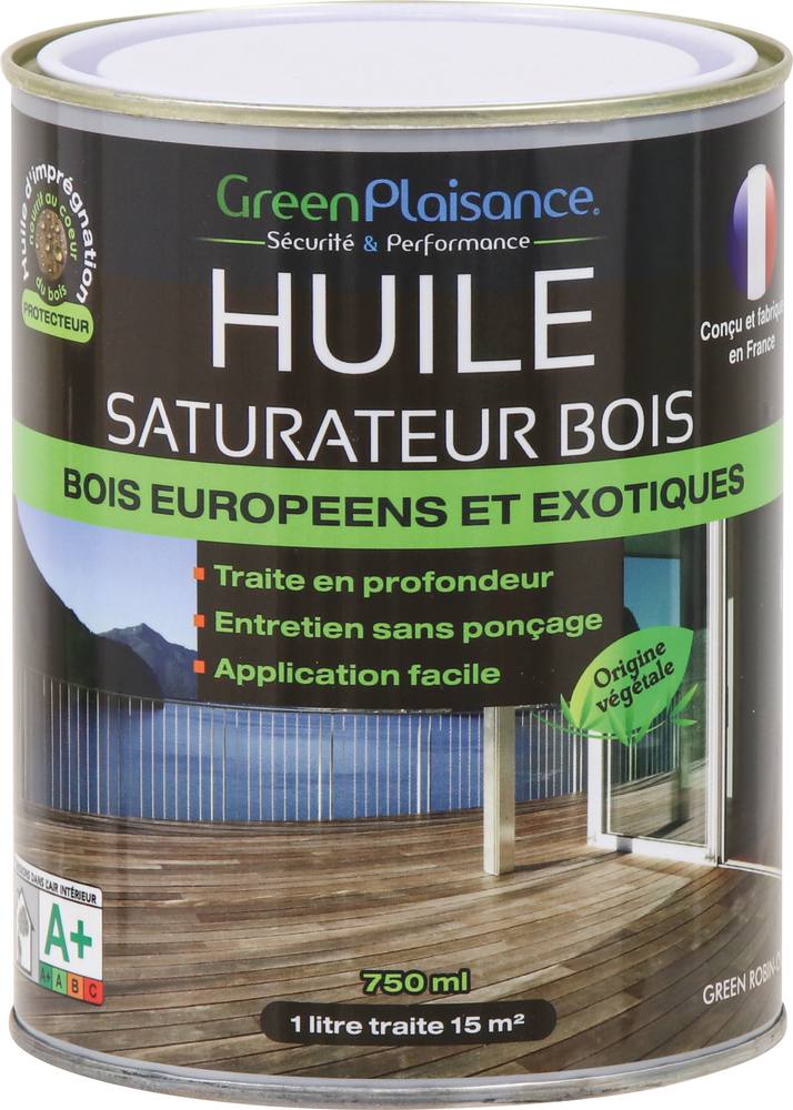 Huile saturateur spéciale terrasse en bois