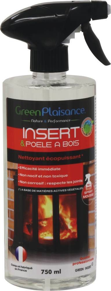 Nettoyant écopuissant pour insert et poêle à bois