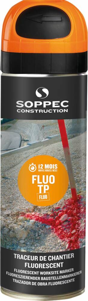 Aérosol traceur chantier fluo TP 500ml