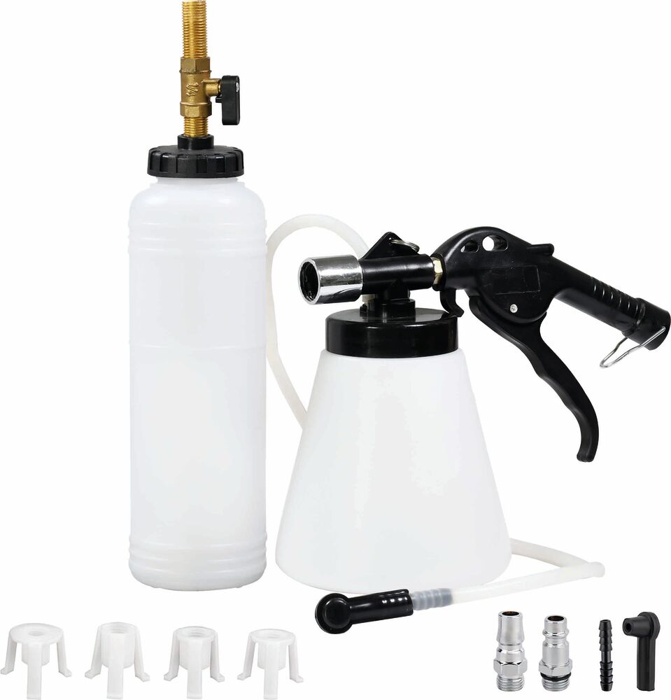 Vidangeur de circuit de frein pneumatique 1L avec bouteille de remplissage