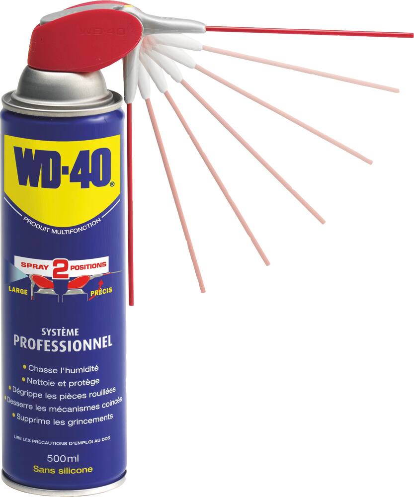 Dégrippant WD40 aérosol "Le Smart" 500ml