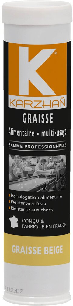 Graisse beige alimentaire multi-usage - cartouche de 400g