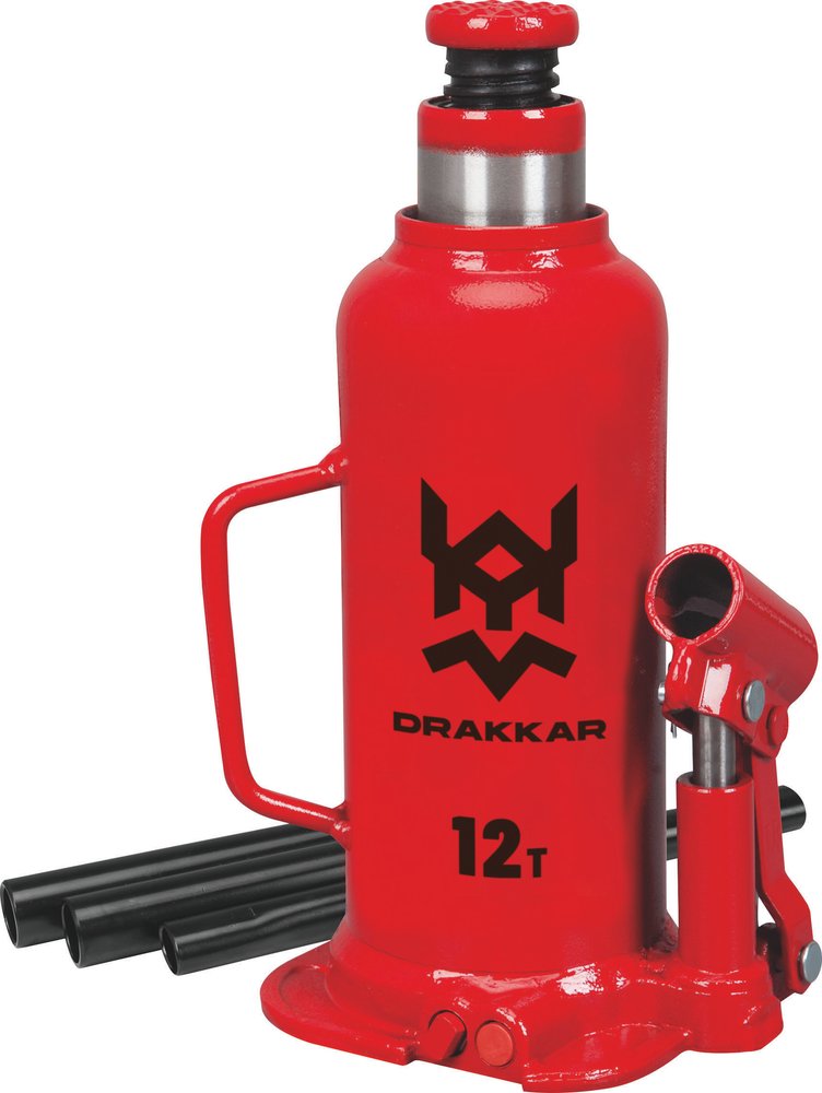 Cric bouteille hydraulique base soudée