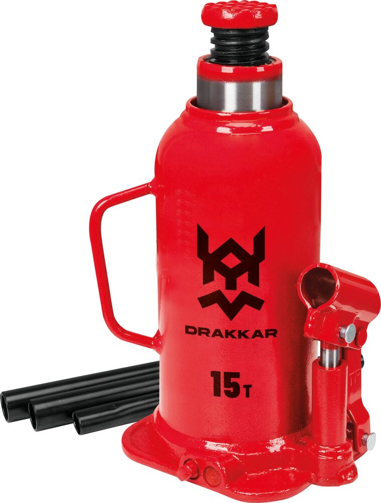 Cric bouteille hydraulique base soudée