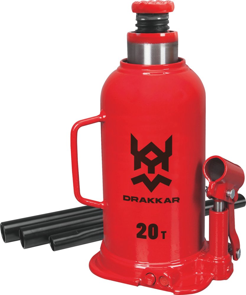 Cric bouteille hydraulique base soudée