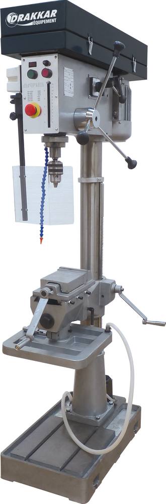 Perceuse sur colonne 400V 1840W 1,80m CM3 250kg avec étau réversible