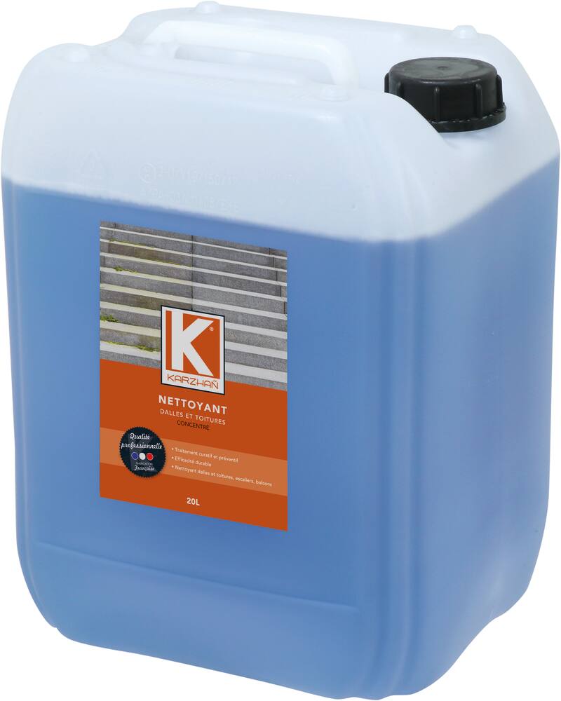Nettoyant concentré toiture, façade - bidon de 20L