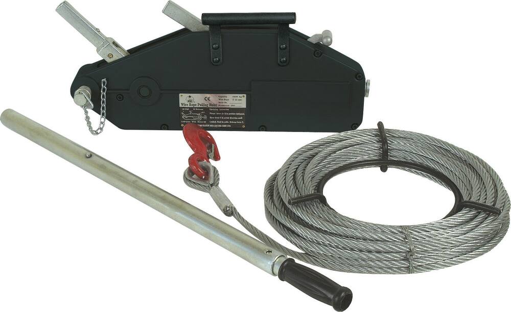Tire câble manuel de traction avec câble passant 20m