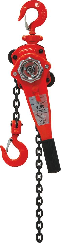 Lever hoist 1.5T chain 1.5m