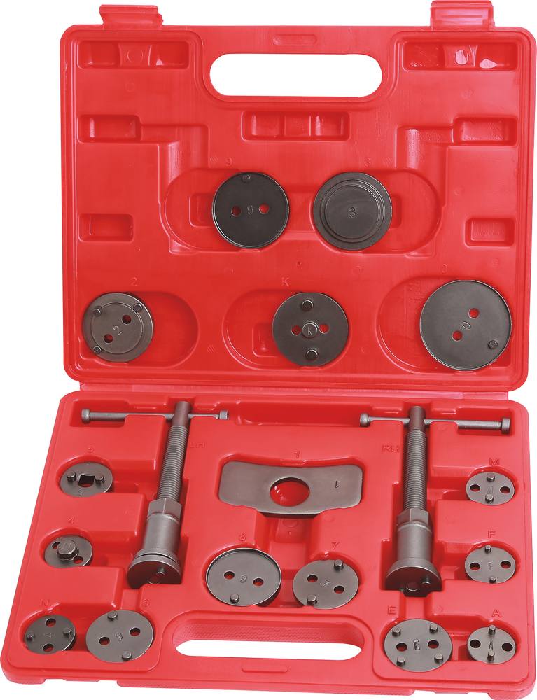 Repousse piston de frein - coffret de 18 pcs