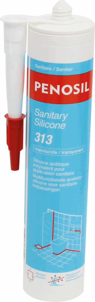 Mastic silicone spécial sanitaire - cartouche de 300ml