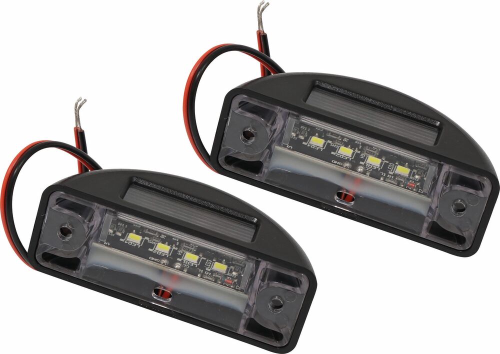 Feu éclaireur de plaque LED 12/24V entraxe 54,5mm