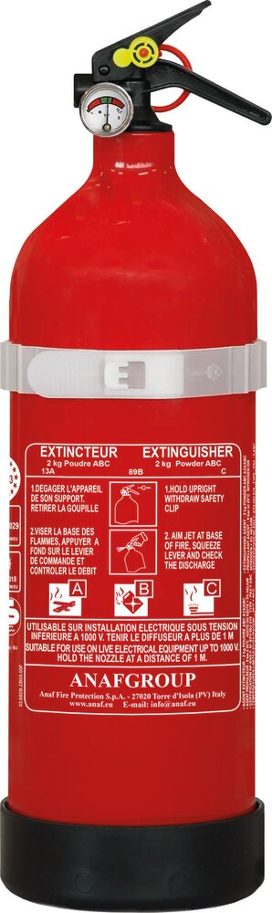 Extincteur à pression permanente à poudre