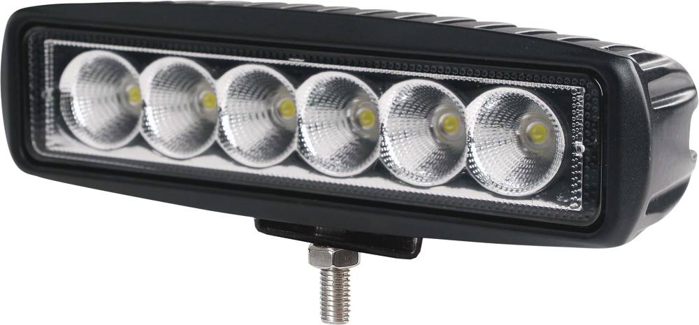 Phare de travail rectangle LED 10/30V 18W 1200 lumens