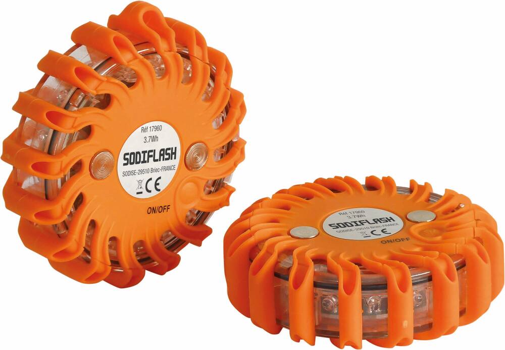 Balise LED magnétique rechargeable