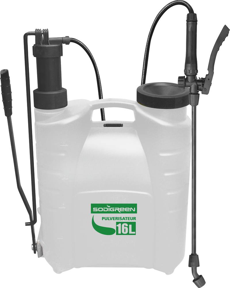 Pulvérisateur à dos 16L avec lance et joint nitrile