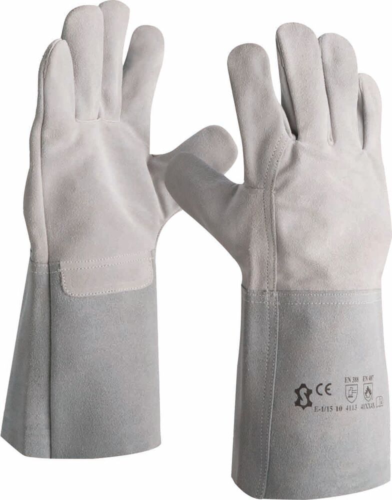Gants de soudeur cuir manchette 150mm
