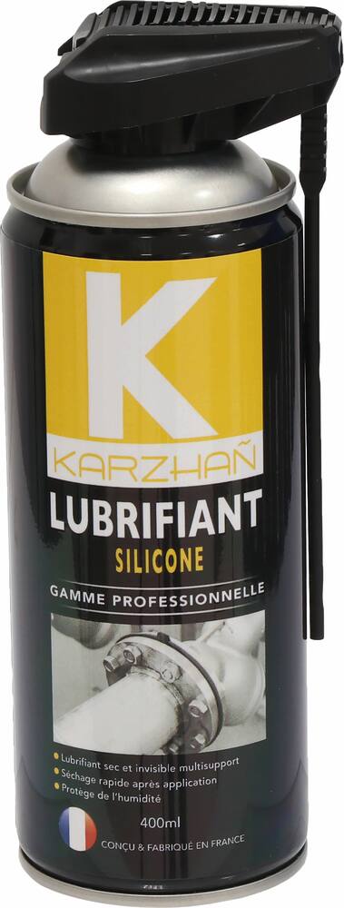 Silicone lubricant with 2 jets head - 400ml aerosol