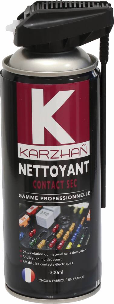 Electrical contact cleaner with 2 jets head - 300ml aerosol