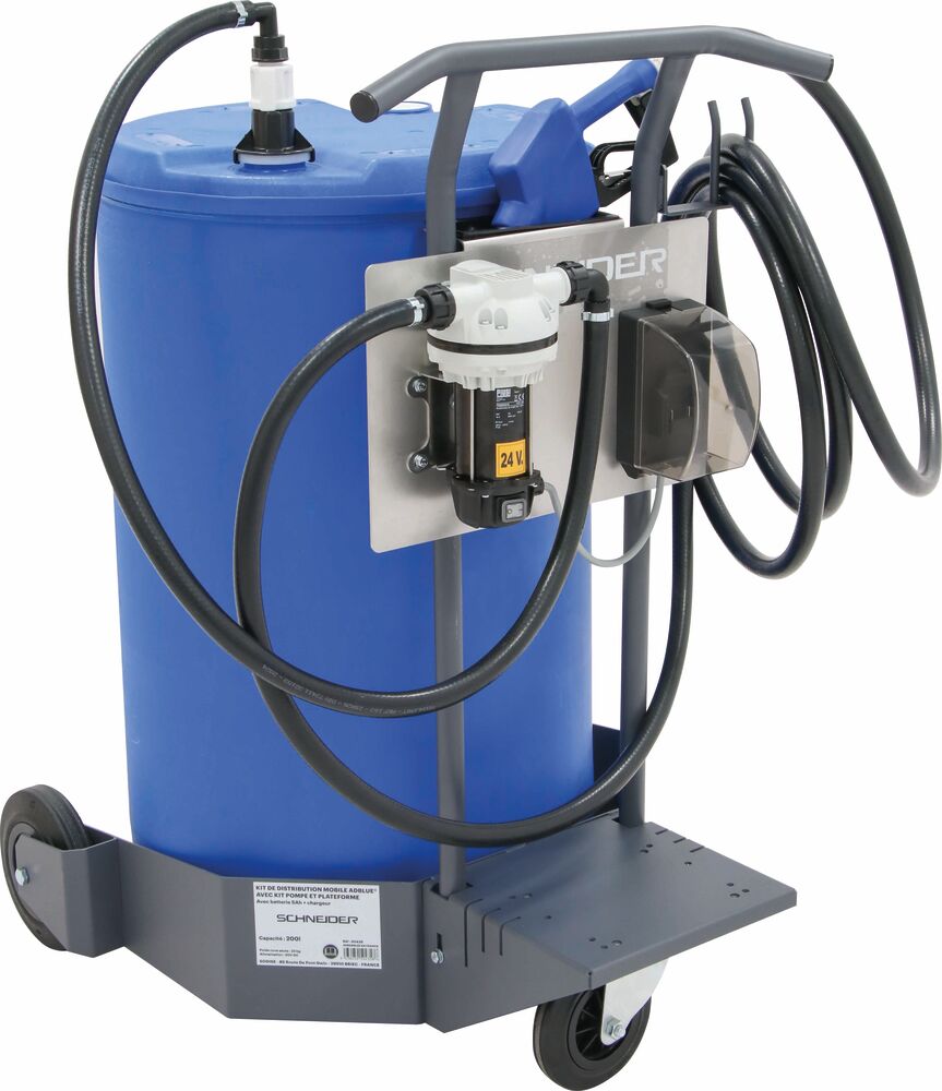 Kit de distribution mobile AdBlue® avec kit pompe et plateforme 20V Li-ion