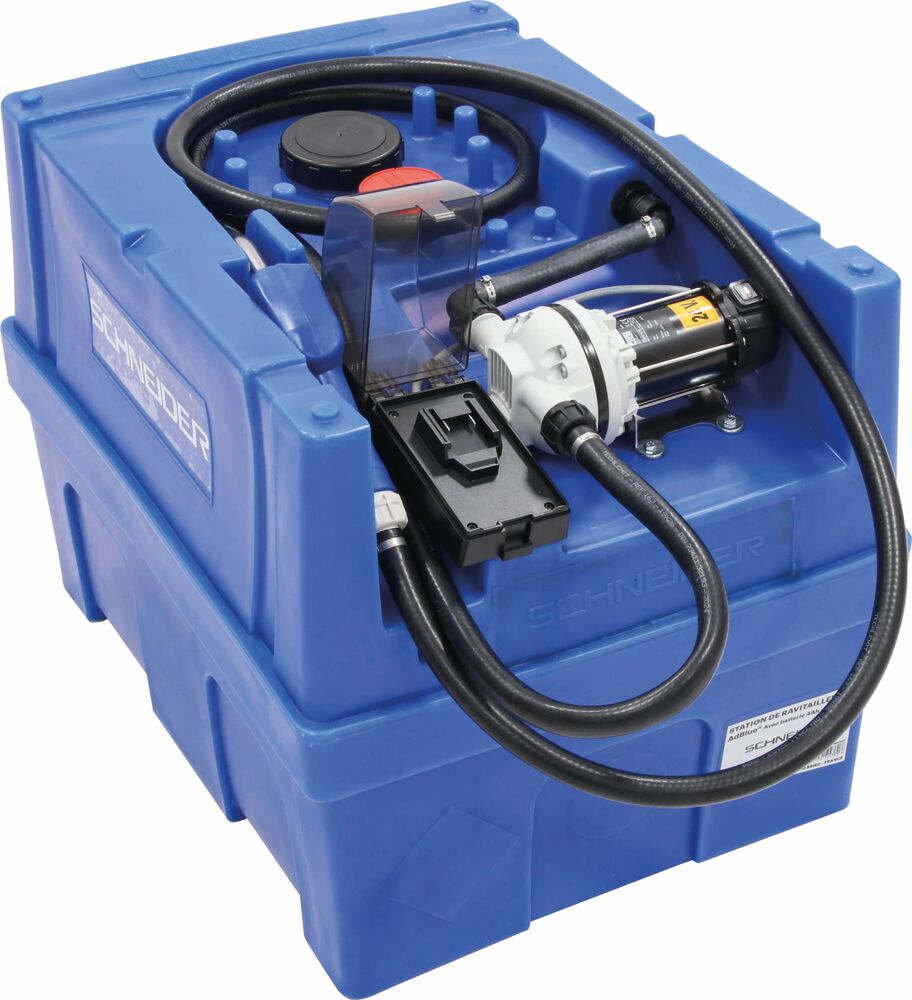 Cuve de ravitaillement AdBlue® 200L sur batterie avec pompe 35 l/min