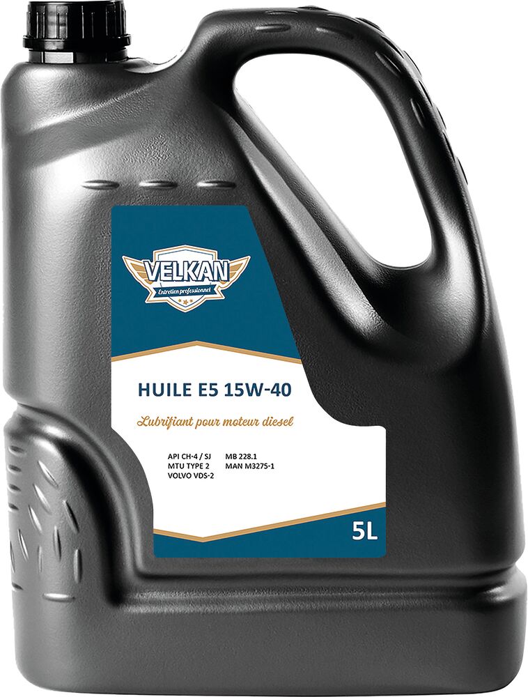 Óleo do motor diesel E5 15W40 - lata de 5L