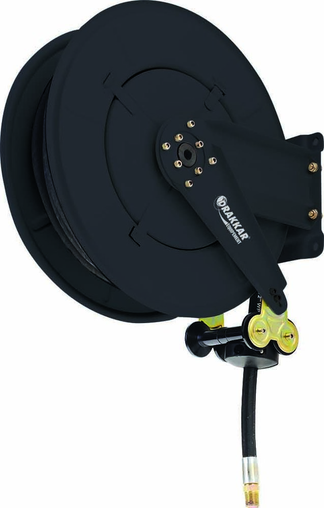 Enrouleur de tuyau gasoil/GNR automatique fixe avec raccord 1"