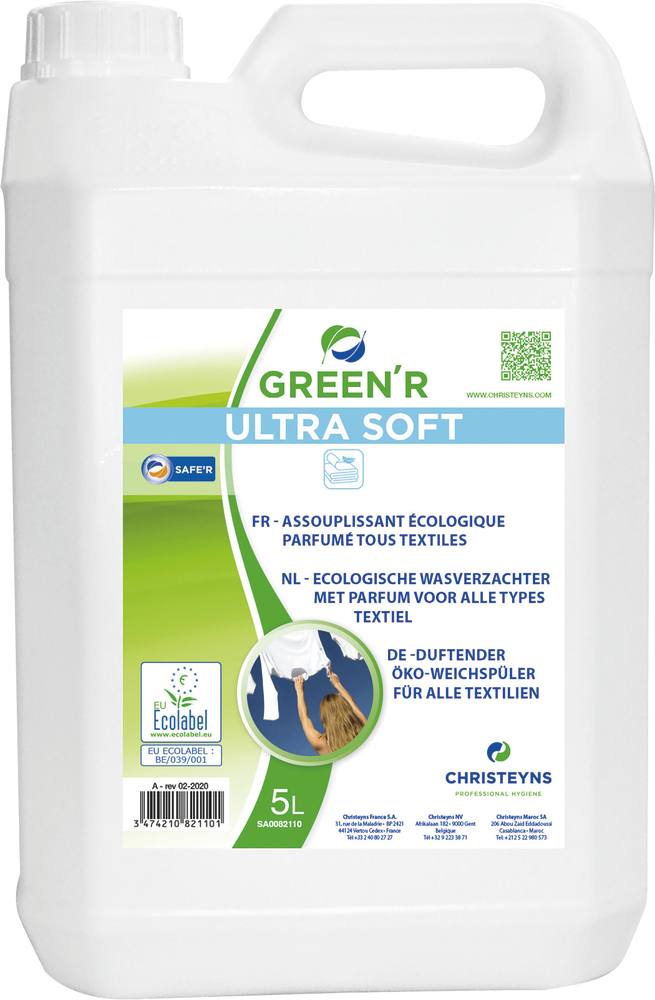 Amaciante concentrado hipoalergnico ECOLABEL - lata 5L