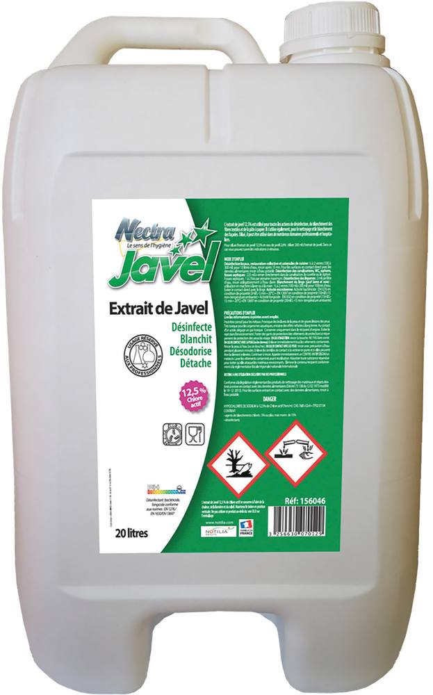 Alvejante com concentrao de ativo 12,5% Ð lata 20L