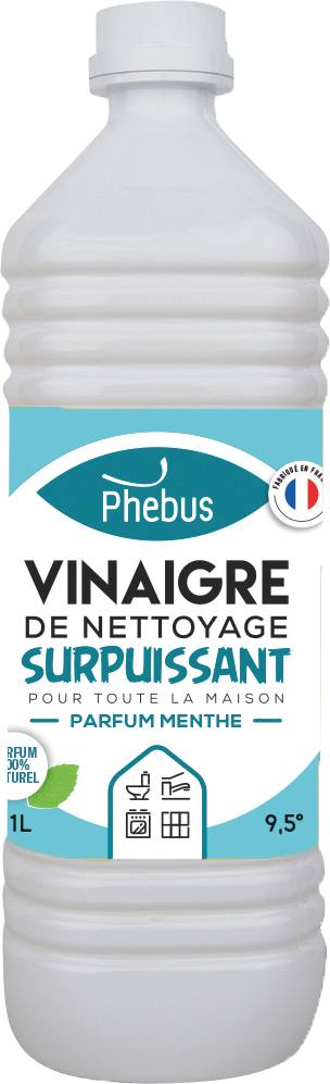 Cleaning vinegar 9.5° mint flavored - 1L bottle