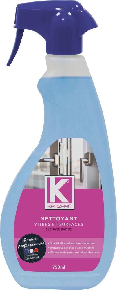 Limpiacristales y superficies lisas - botella spray 750ml