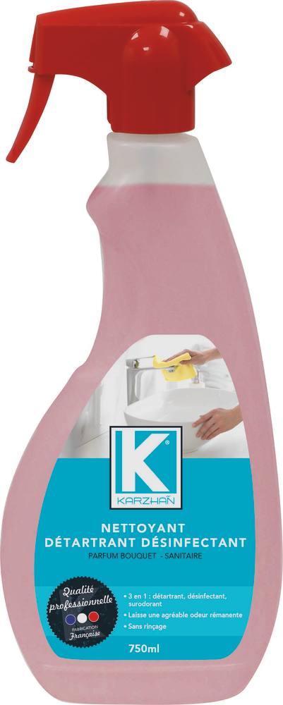 Limpiador desincrustante especial desinfectante sanitario - botella spray 750ml