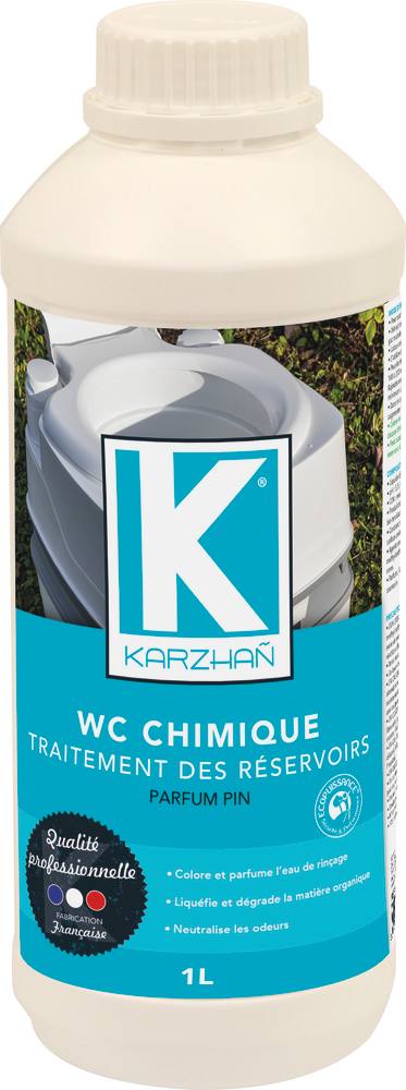 Tratamiento para WC quimicos - Envase 1L con tapón dosificador