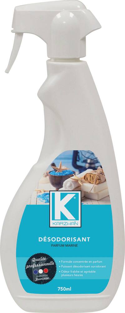 Ambientador potente y persistente con fragancia marina - botella spray 750ml