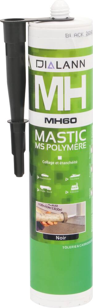 Mastic hybride blanc pour étanchéité menuiserie alu/pvc/bois - cartouche de 290ml
