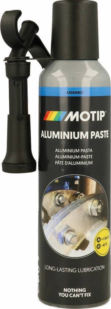 Pâte aluminium thermorésistante 1500°C avec pinceau - aérosol de 200ml