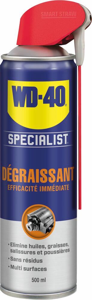 Dégraissant séchage rapide avec tête 2 jets - aérosol 500ml