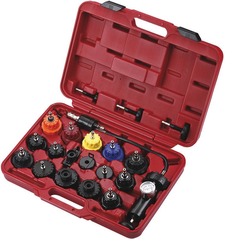 Testeur de système de refroidissement - coffret de 21 pcs