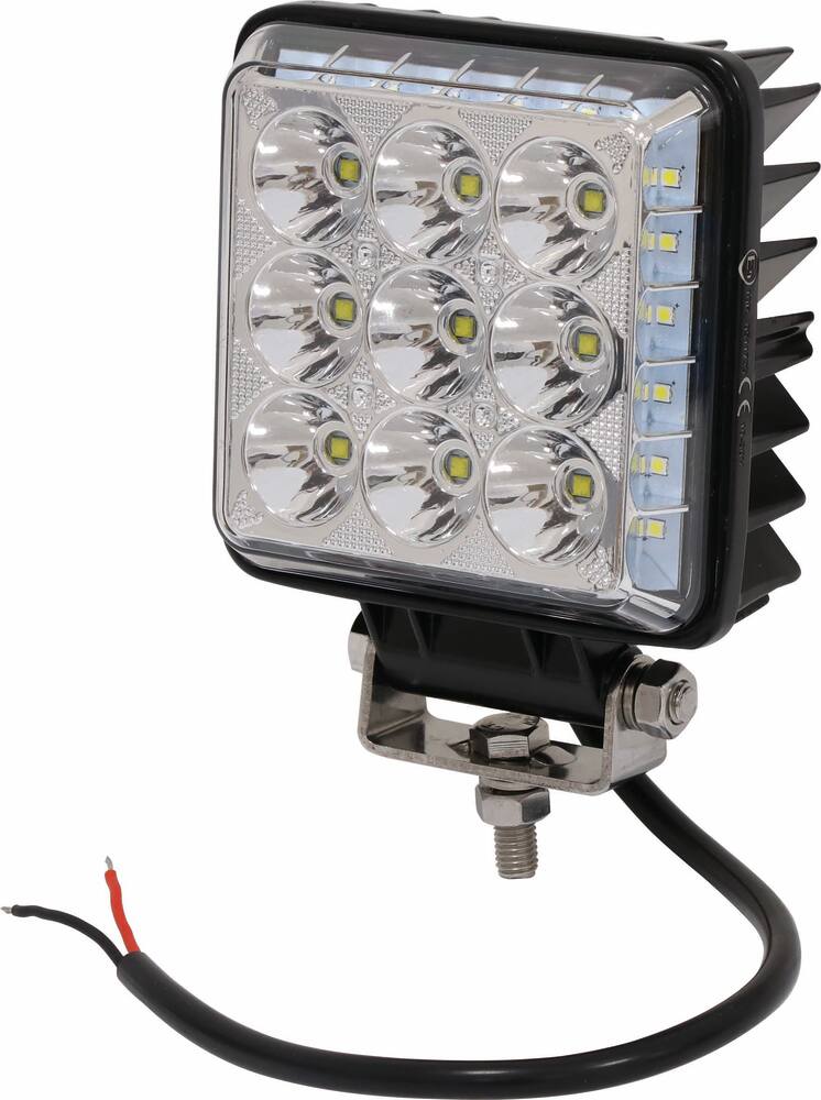 Phare de travail carré LED 10/30V 40W 4000 lumens